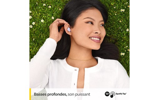 Écouteurs sans fil Jabra Elite 3 à réduction de bruit, Violet - Bluetooth