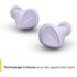 Écouteurs sans fil Jabra Elite 3 à réduction de bruit, Violet - Bluetooth