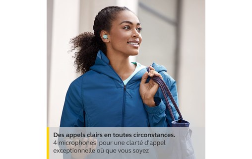 Écouteurs sport Jabra Elite 7 Active à réduction de bruit, Menthe - Bluetooth