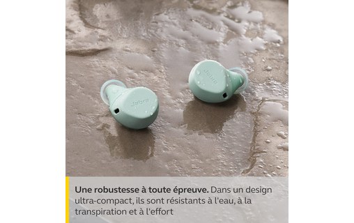Écouteurs sport Jabra Elite 7 Active à réduction de bruit, Menthe - Bluetooth