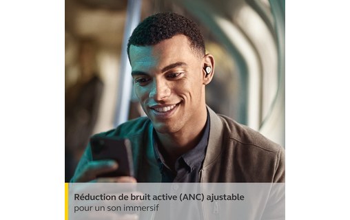 Écouteurs sans fil Jabra Elite 7 Pro + chargeur sans fil, Titane - Bluetooth