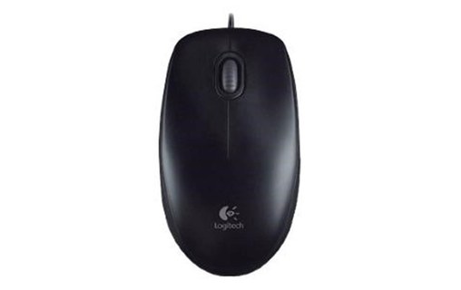 LOGITECH Souris filaire - B100 Noir