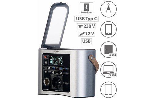 Station électrique portable Revolt HSG-640 - 90Ah / 230V 300W / USB