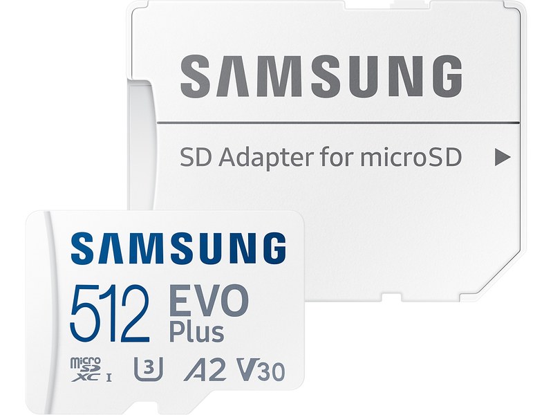 Carte MicroSD 512 Go, vitesse de lecture jusqu'à 100 Mo/s, vitesse  d'écriture jusqu