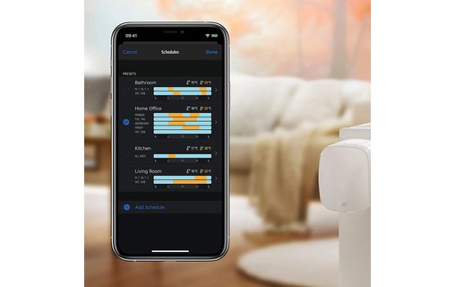 Eve Thermo - Tête thermostatique connectée (Apple HomeKit)