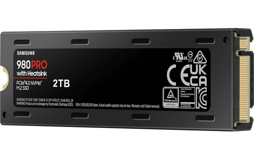 Samsung disque SSD Série 980 PRO 2 To - Compatible PS5 - M.2 NVMe