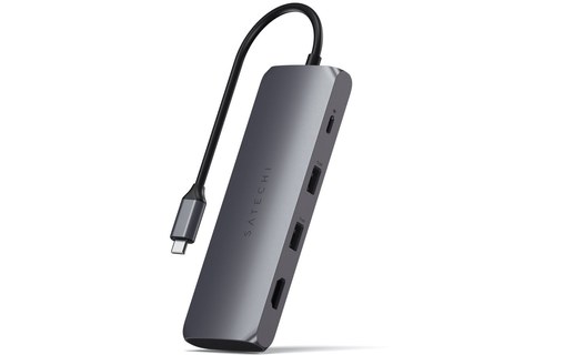 Satechi dock USB-C hybride 4 ports avec emplacement pour SSD M.2 SATA