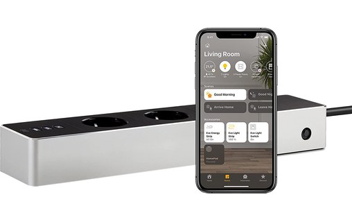 Eve Energy Strip - Multiprise connectée (Apple HomeKit) - Prise connectée -  EVE