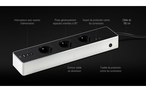 Eve Energy Strip - Multiprise connectée (Apple HomeKit)