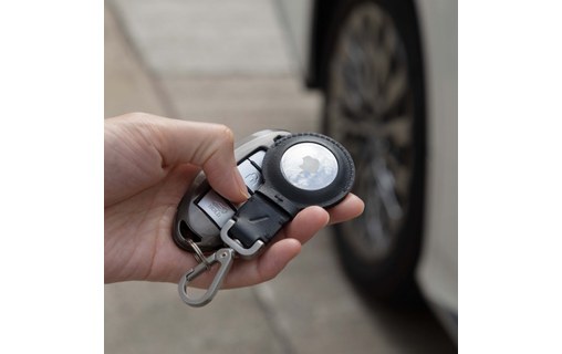 Native Union Porte-clés en cuir pour Apple AirTag - Noir