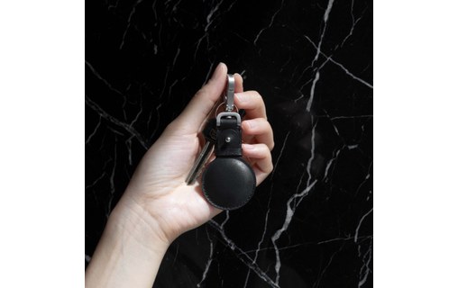 Native Union Porte-clés en cuir pour Apple AirTag - Noir