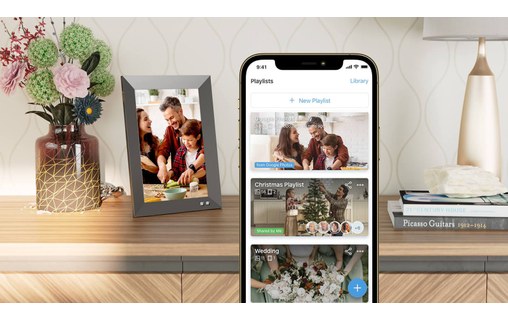 Nixplay cadre photo et vidéo numérique 10,1" Wi-Fi
