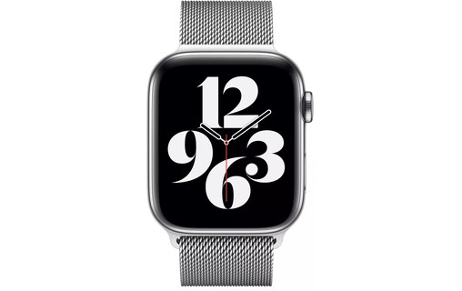 Wiwu Bracelet à maille milanaise pour Apple Watch 38/40/41 mm - Argent