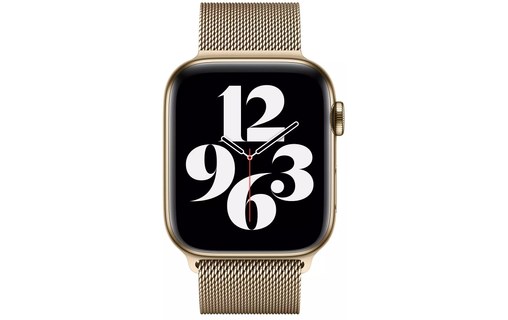 Wiwu Bracelet à maille milanaise pour Apple Watch 42/44/45 mm - Or