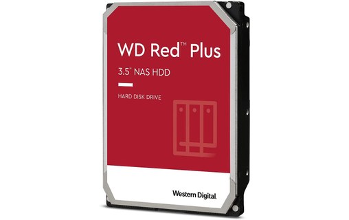 Western Digital WD Red Plus 8 To - Disque dur 5640 tr/min pour NAS - WD80EFPX