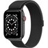 SwitchEasy Bracelet à maille milanaise pour Apple Watch 42/44/45 mm - Noir