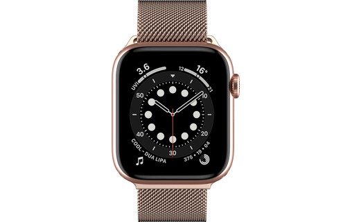 SwitchEasy Bracelet à maille milanaise pour Apple Watch 38/40/41 mm - Or Rose