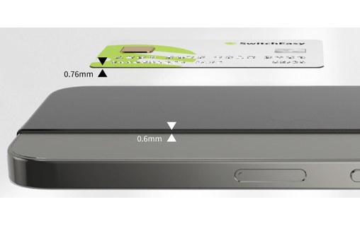 SwitchEasy 0.35 Ultra Slim pour iPhone 13 Pro - Coque fine - Blanc transparent