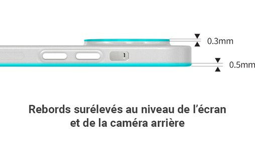 SwitchEasy 0.35 Ultra Slim pour iPhone 13 Pro - Coque fine - Blanc transparent