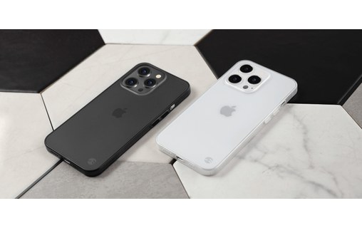 SwitchEasy 0.35 Ultra Slim pour iPhone 13 Pro - Coque fine - Blanc transparent