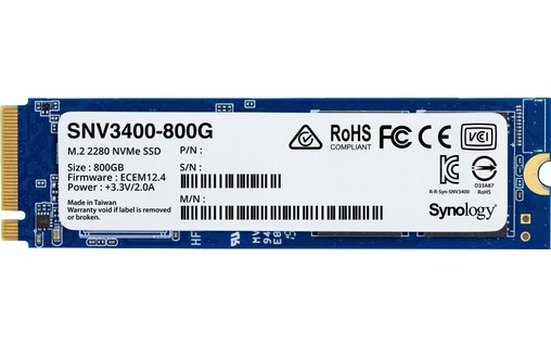 Synology SNV3410-800G - SSD 800 Go M.2 2280 NVMe - PCIe 3.0 x4