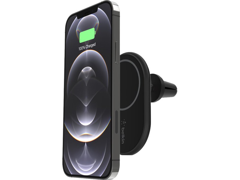 Support de téléphone magnétique sans fil pour grille d'aération de voiture  pour support de voiture MagSafe iPhone 13/13 Mini / 13 Pro/Pro Max/12/12  Mini / 12 Pro / 12 Pro Max Chargeur