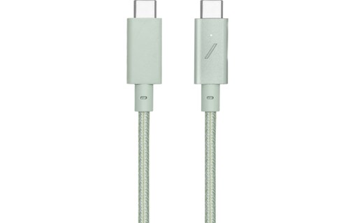 Câble Native Union USB-C vers USB-C 100 W USB 2.0 - 2,4 m - Vert