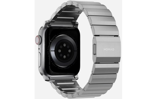 Nomad Titanium Watch Band Argent - Bracelet Apple Watch 42/44/45 mm