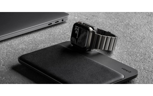 Nomad Titanium Watch Band Noir - Bracelet Apple Watch 42/44 mm
