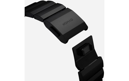 Nomad Titanium Watch Band Noir - Bracelet Apple Watch 42/44 mm