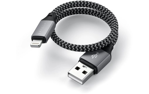Satechi Câble de charge USB-A vers Lightning 25 cm