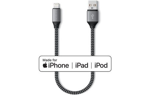 Satechi Câble de charge USB-A vers Lightning 25 cm