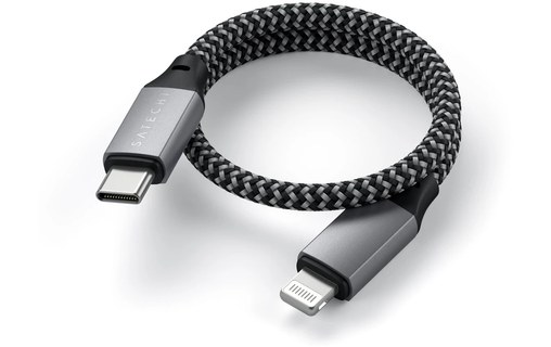 Satechi Câble de charge USB-C vers Lightning 25 cm