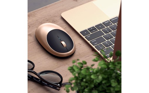 Satechi M1 Wireless Mouse Gold - Souris optique sans fil Bluetooth 4.0