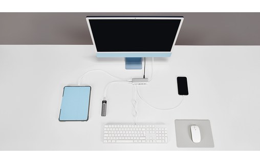 LMP USB-C Hub Gris Sidéral - Hub 7 ports