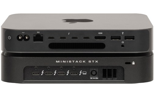 Dock Thunderbolt 4 et boîtier disque 3,5"/2,5", SSD M.2 NVMe - OWC miniStack STX