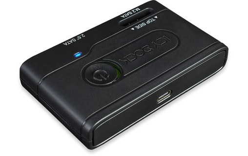ICY DOCK EZ-Adapter MB031U-1SMB - Adaptateur USB-A pour HDD/SSD 2,5" et M.2 SATA