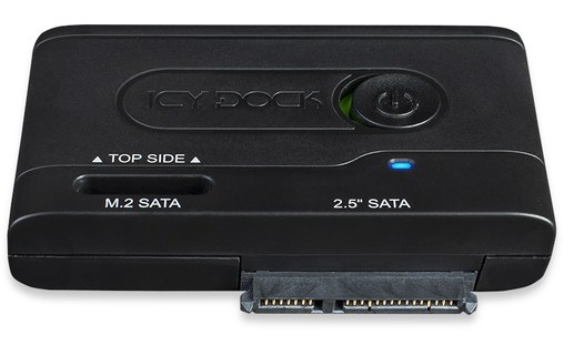ICY DOCK EZ-Adapter MB031U-1SMB - Adaptateur USB-A pour HDD/SSD 2,5" et M.2 SATA