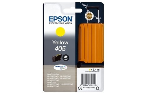 Epson 405 - Cartouche d'encre jaune Epson Valise C13T05G44010