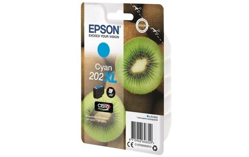 Epson 202XL - Kiwi Cartouche Cyan C13T02H24010 (T02H2)