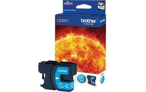 Brother LC-980 Cartouche Cyan LC980C (Vénus)