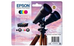 Epson 502 C13T02V64010 Pack 4 Cartouches Noir et couleurs (Jumelles)