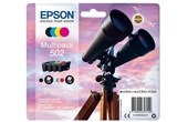 Epson 502 C13T02V64010 Pack 4 Cartouches Noir et couleurs (Jumelles)