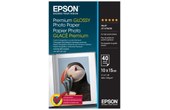 Epson S042153 Papier photo glacé Premium 10x15 255g, 40 feuilles