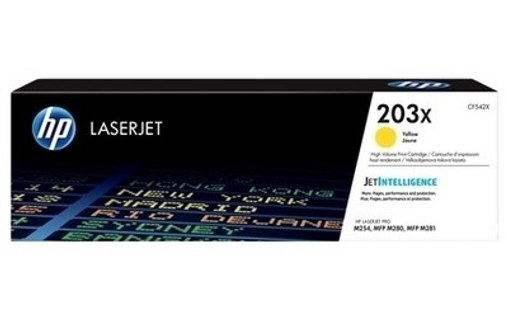 HP 203X Toner Jaune CF542X