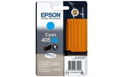 Epson 405XL - Cartouche d'encre cyan Epson Valise C13T05H24010