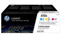 HP 410X - Pack de 3 toners cyan, magenta, jaune (CF252XM)