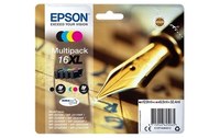 Epson 16XL C13T16364012 Pack 4 Cartouches Noir/couleurs (Stylo plume)