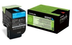 Lexmark 802H Toner Cyan 80C2HC0