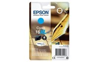 Epson 16XL - Stylo à plume Cartouche Cyan C13T16324012 (T1632)